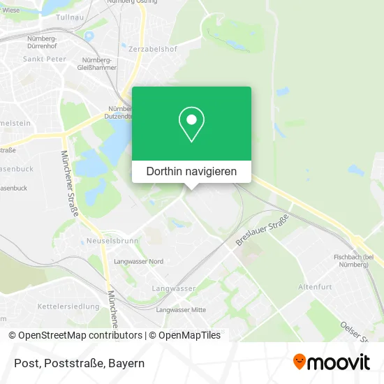 Post, Poststraße Karte