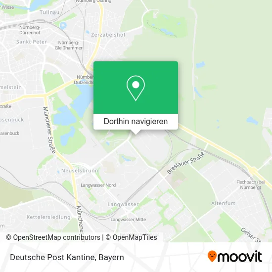 Deutsche Post Kantine Karte