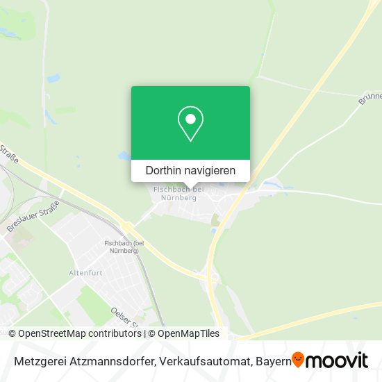 Metzgerei Atzmannsdorfer, Verkaufsautomat Karte