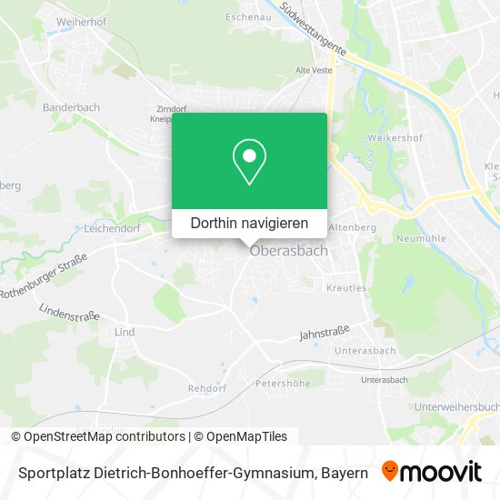 Sportplatz Dietrich-Bonhoeffer-Gymnasium Karte
