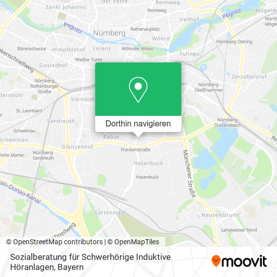 Sozialberatung für Schwerhörige Induktive Höranlagen Karte