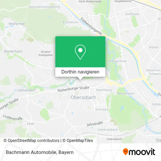 Bachmann Automobile Karte