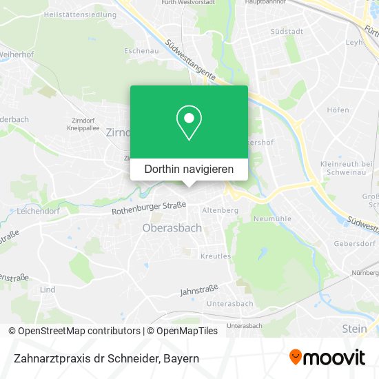 Zahnarztpraxis dr Schneider Karte