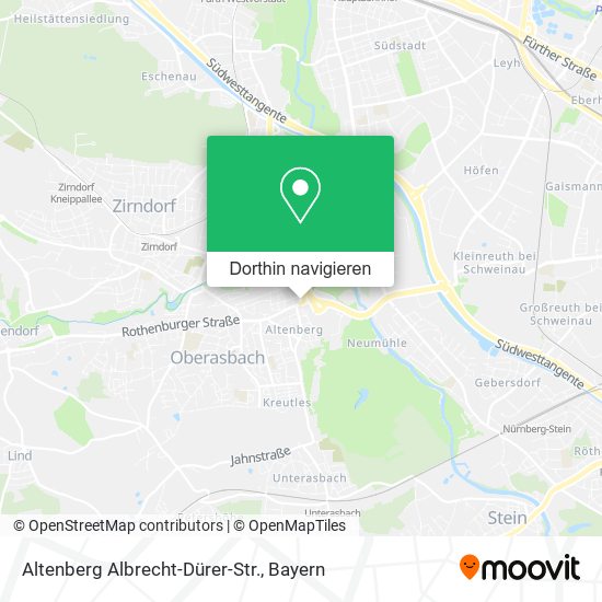 Altenberg Albrecht-Dürer-Str. Karte