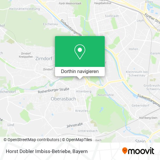 Horst Dobler Imbiss-Betriebe Karte