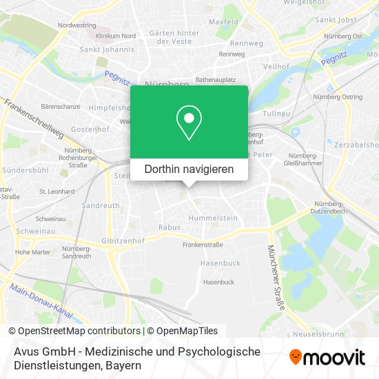 Avus GmbH - Medizinische und Psychologische Dienstleistungen Karte