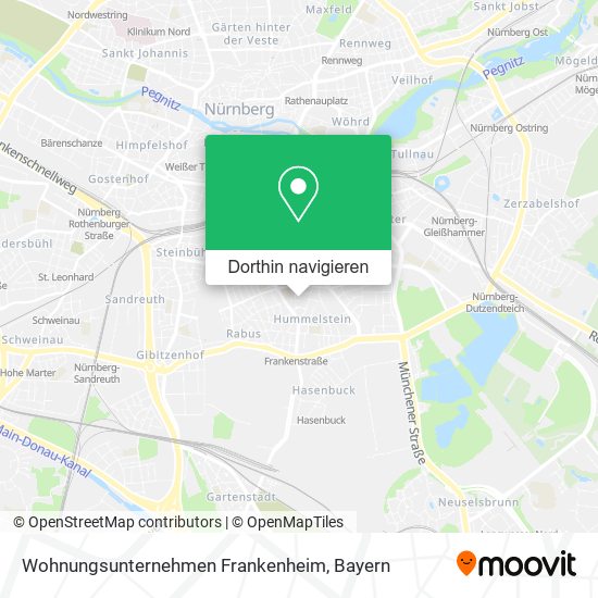 Wohnungsunternehmen Frankenheim Karte