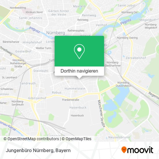 Jungenbüro Nürnberg Karte