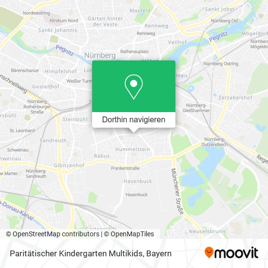 Paritätischer Kindergarten Multikids Karte