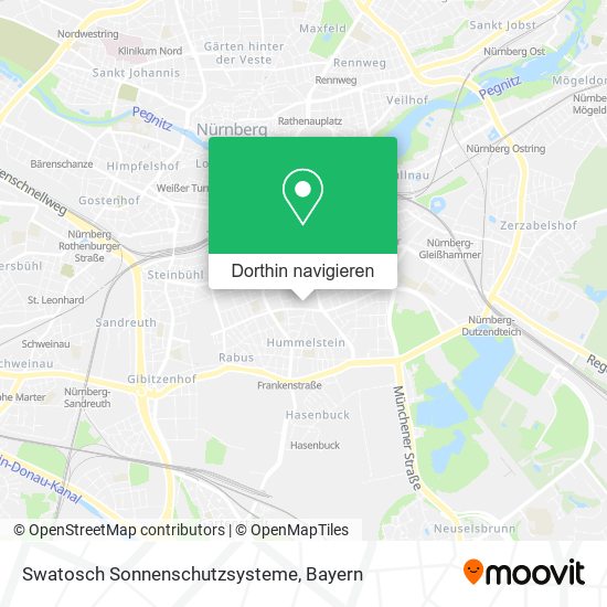 Swatosch Sonnenschutzsysteme Karte