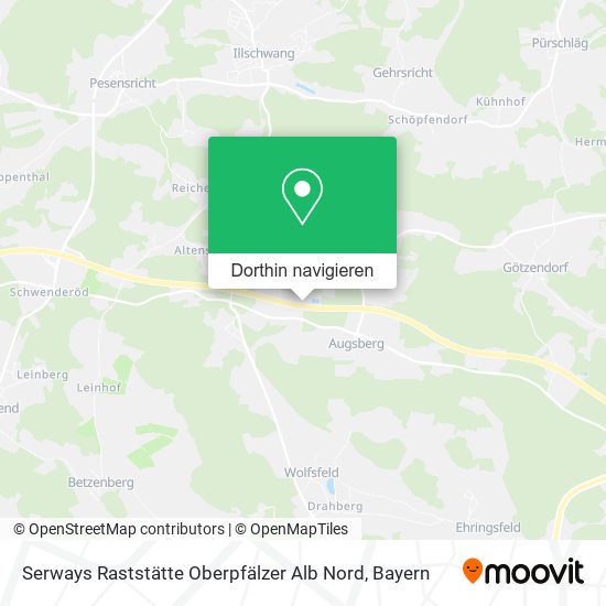 Serways Raststätte Oberpfälzer Alb Nord Karte