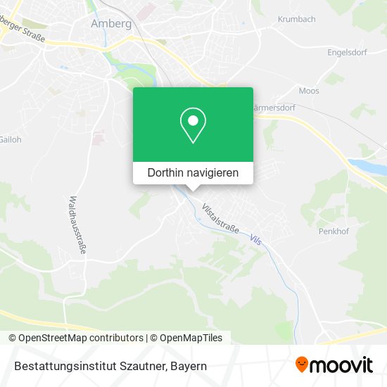 Bestattungsinstitut Szautner Karte