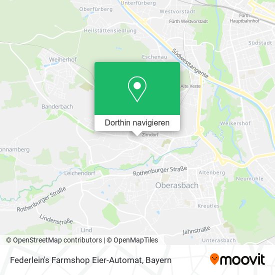 Federlein's Farmshop Eier-Automat Karte