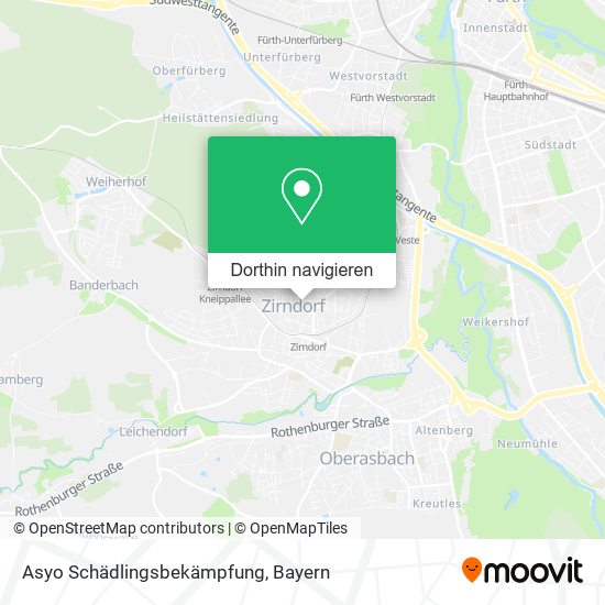 Asyo Schädlingsbekämpfung Karte