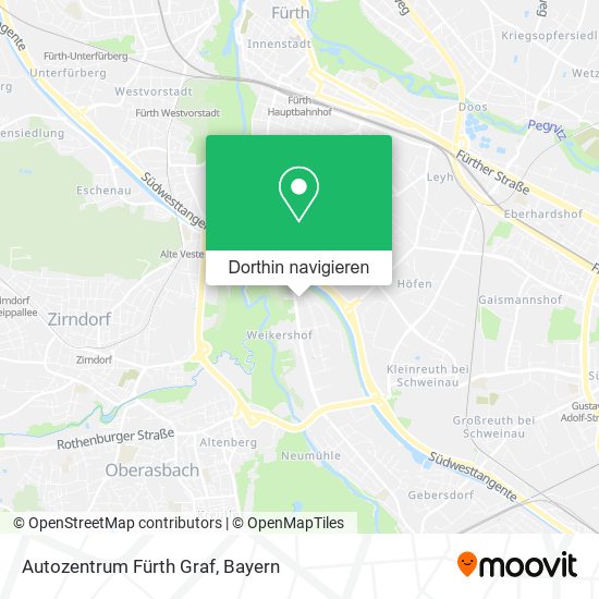 Autozentrum Fürth Graf Karte