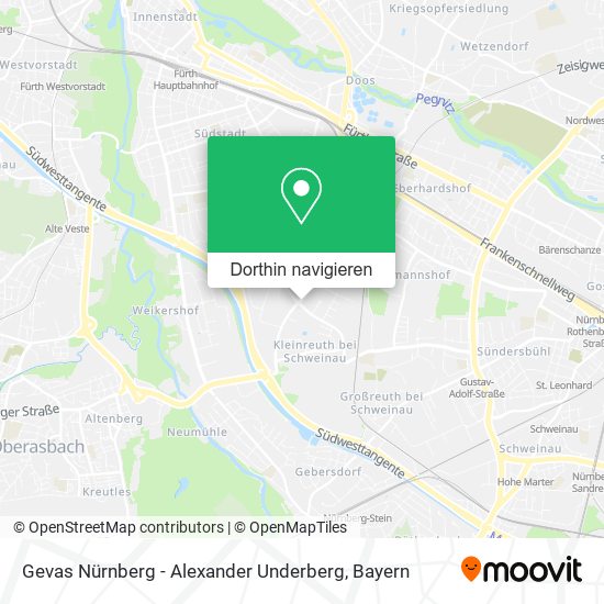 Gevas Nürnberg - Alexander Underberg Karte