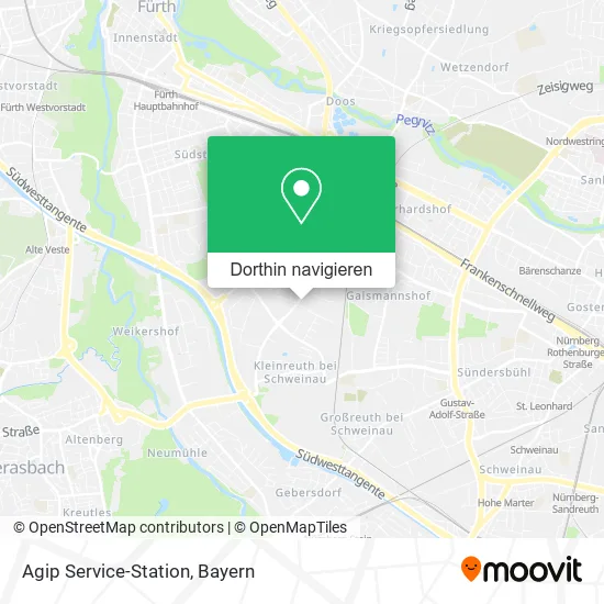 Agip Service-Station Karte