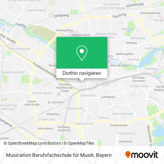 Musication Berufsfachschule für Musik Karte