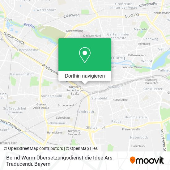 Bernd Wurm Übersetzungsdienst die Idee Ars Traducendi Karte