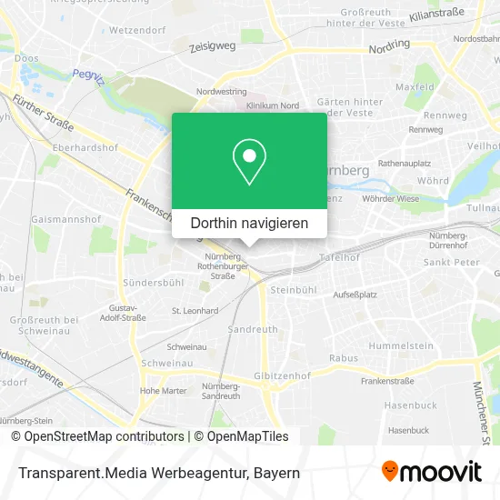 Transparent.Media Werbeagentur Karte