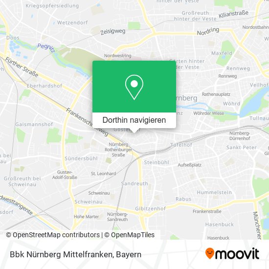 Bbk Nürnberg Mittelfranken Karte