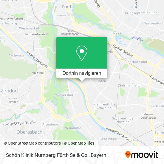 Schön Klinik Nürnberg Fürth Se & Co. Karte