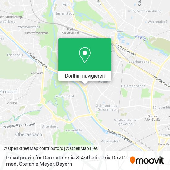 Privatpraxis für Dermatologie & Ästhetik Priv-Doz Dr. med. Stefanie Meyer Karte
