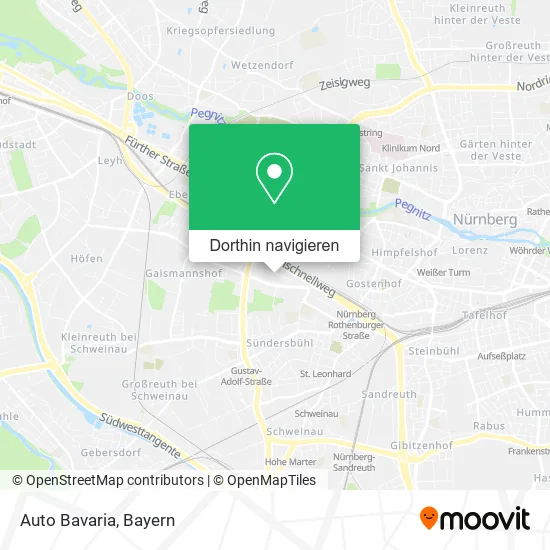 Auto Bavaria Karte