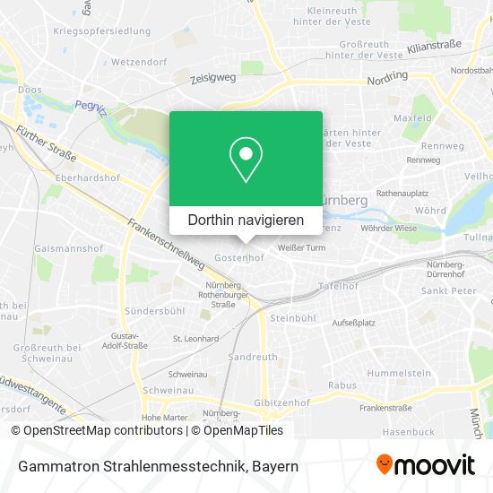 Gammatron Strahlenmesstechnik Karte