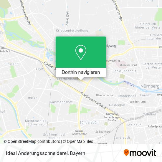 Ideal Änderungsschneiderei Karte