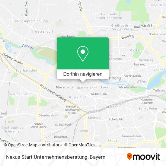 Nexus Start Unternehmensberatung Karte