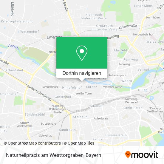Naturheilpraxis am Westtorgraben Karte