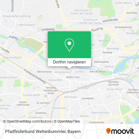 Pfadfinderbund Weltenbummler Karte
