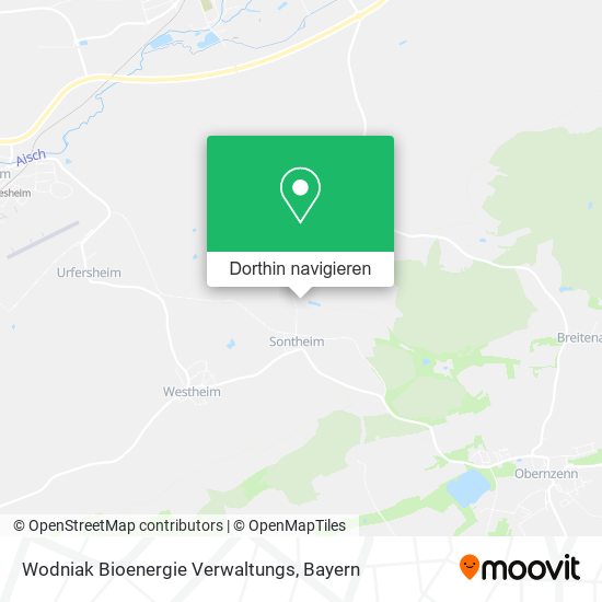 Wodniak Bioenergie Verwaltungs Karte