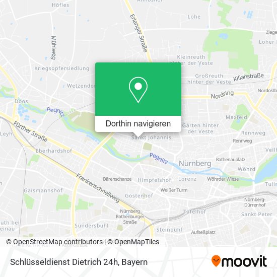 Schlüsseldienst Dietrich 24h Karte