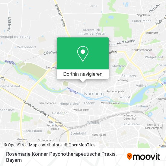 Rosemarie Könner Psychotherapeutische Praxis Karte