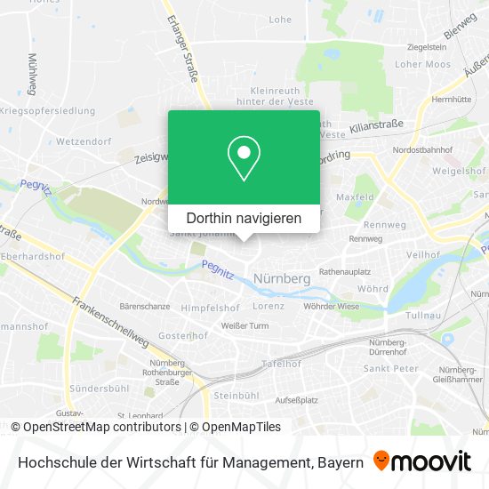 Hochschule der Wirtschaft für Management Karte