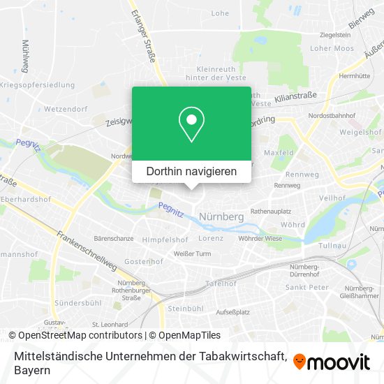 Mittelständische Unternehmen der Tabakwirtschaft Karte