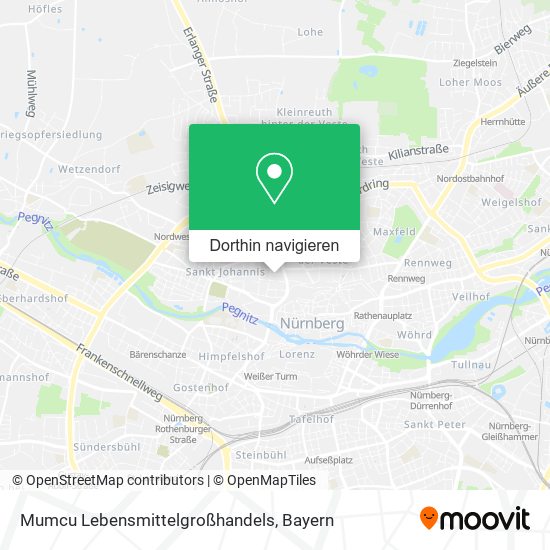 Mumcu Lebensmittelgroßhandels Karte