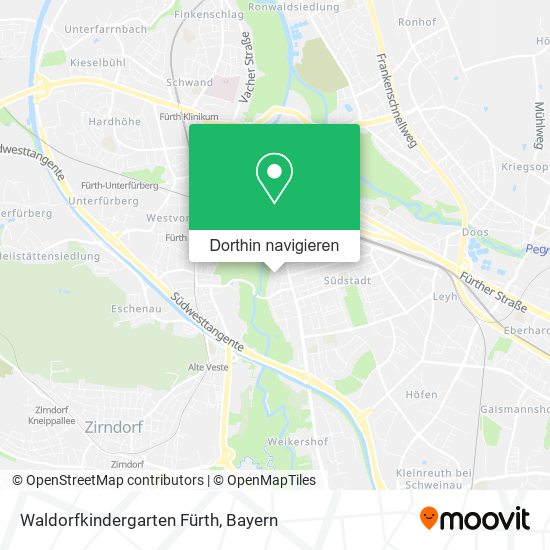 Waldorfkindergarten Fürth Karte