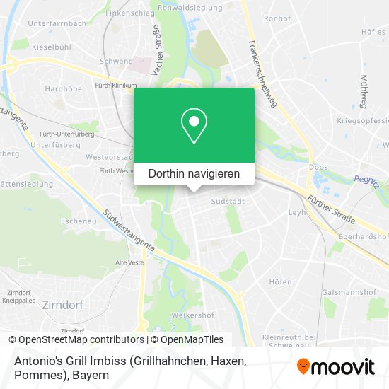 Antonio's Grill Imbiss (Grillhahnchen, Haxen, Pommes) Karte