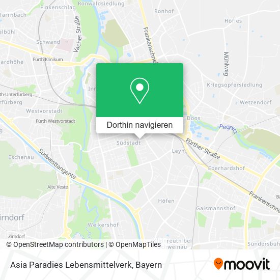 Asia Paradies Lebensmittelverk Karte