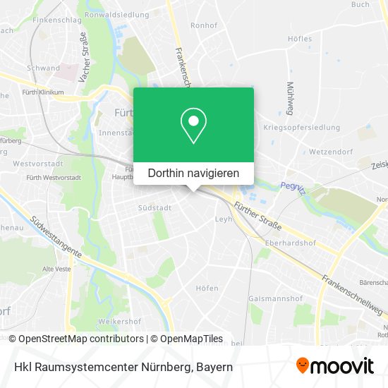 Hkl Raumsystemcenter Nürnberg Karte