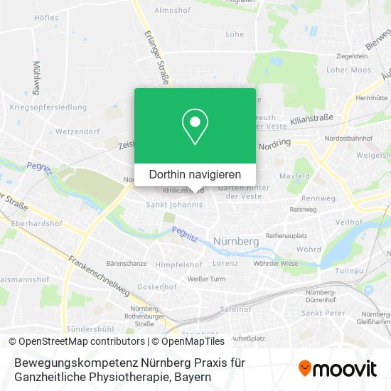 Bewegungskompetenz Nürnberg Praxis für Ganzheitliche Physiotherapie Karte