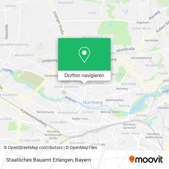 Staatliches Bauamt Erlangen Karte