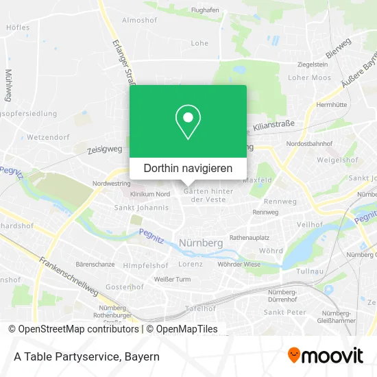 A Table Partyservice Karte