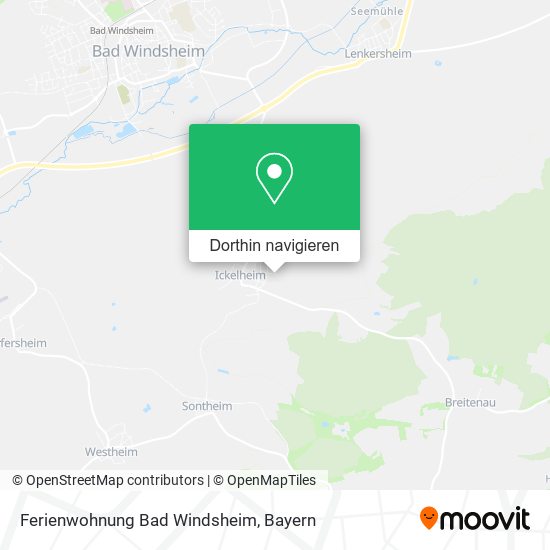 Ferienwohnung Bad Windsheim Karte