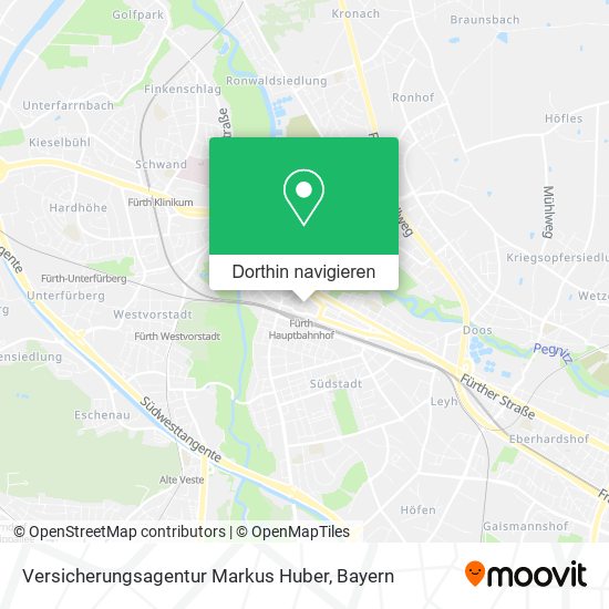 Versicherungsagentur Markus Huber Karte
