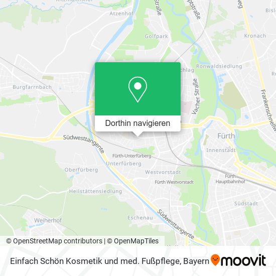 Einfach Schön Kosmetik und med. Fußpflege Karte