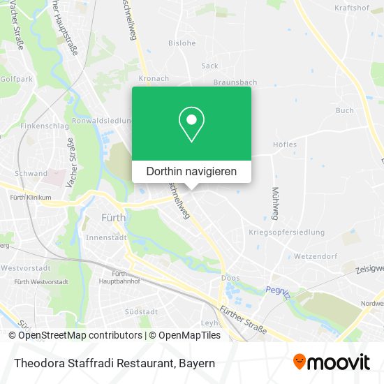 Theodora Staffradi Restaurant Karte